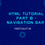 html-tutorial-part-8-navigation-bar-freetoolpt